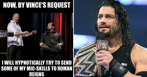 With their clever puns. . Roman reigns meme